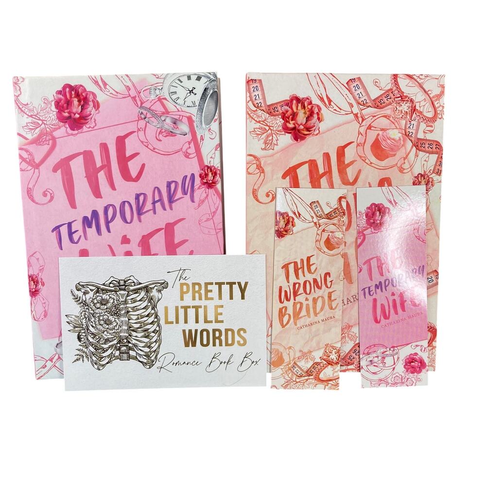 Pretty Little Words Book Box | The Wrong Bride & The Temporary Wife | C. Maura